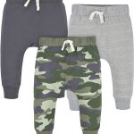 Gerber Baby Boys' Toddler 3-Pack Jogger Pants